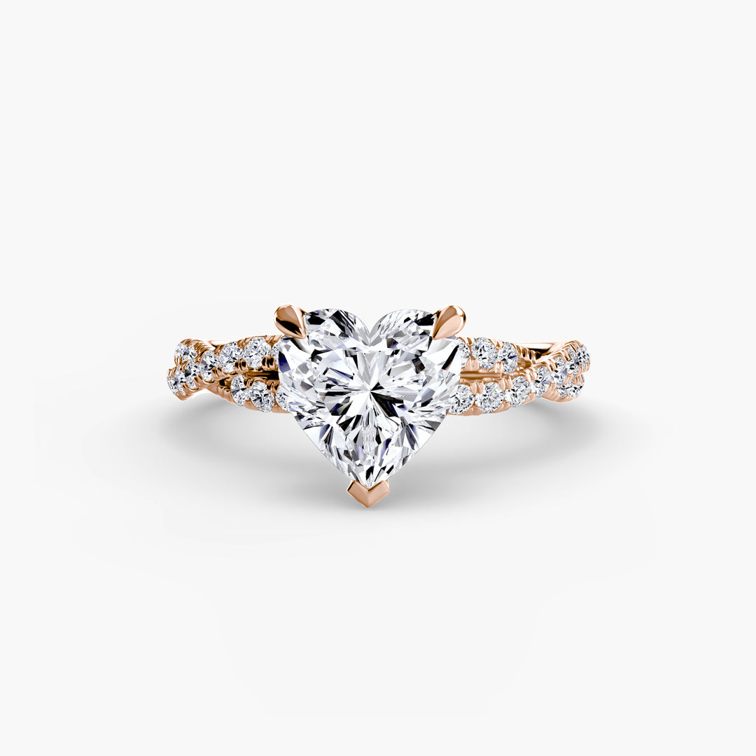 The Twisted Pavé Solitaire